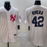 Men's New York Yankees Mariano Rivera #42 White Team Player Jersey