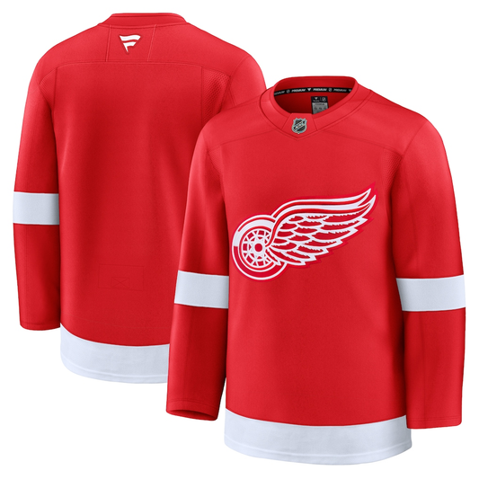 Men's Detroit Red Wings Fanatics Red Home Premium Blank Jersey
