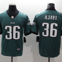 Men's Philadelphia Eagles Jay Ajayi #36 Midnight Green Game Jersey1