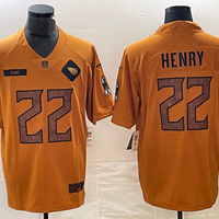 Men's Tennessee Titans Derrick Henry #22 Brown 2023 Salute To Service Limited Jersey1