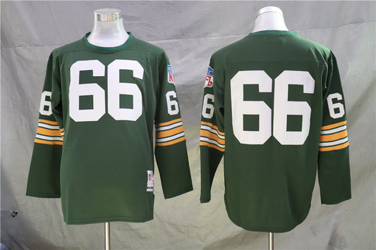 Men's Green Bay Packers Ray Nitschke Mitchell & Ness Green Legacy Replica Jersey1