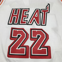 Men's Miami Heat Jimmy Butler #22 White 2022/23 Swingman Jersey1 - Classic Edition