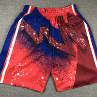 Men's Philadelphia 76ers Red Swingman Pocket Shorts1