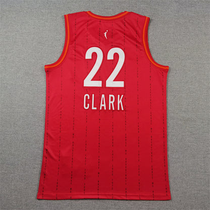 Men's Indiana Fever Caitlin Clark Red 2024 WNBA Draft Rebel Edition Victory Player Jersey