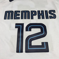 Men's Memphis Grizzlies Ja Morant #12 White 2022/23 Swingman Jersey1 - Association Edition