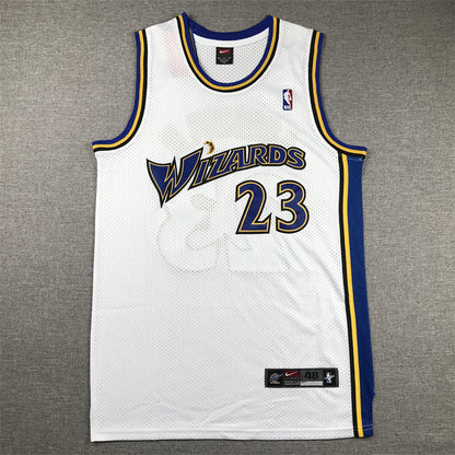 Men's Washington Wizards Michael Jordan White Swingman Player Jersey1