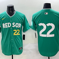 Men's Boston Red Sox Garrett Whitlock #22 Green 2025 City Connect Limited Player Jersey
