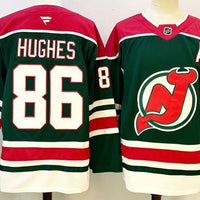 Jack Hughes #86 New Jersey Devils Green Player Jersey - JerseysFreak