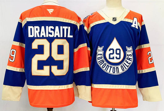 Men's Edmonton Oilers Leon Draisaitl #29 Fanatics Royal Player Jersey