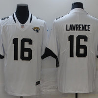 Men's Jacksonville Jaguars Trevor Lawrence #16 White Game Jersey1