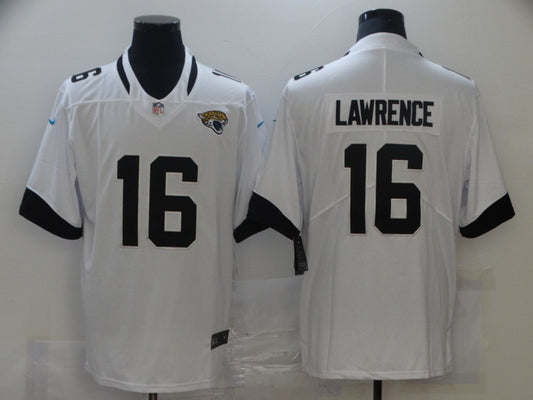 Men's Jacksonville Jaguars Trevor Lawrence #16 White Game Jersey1