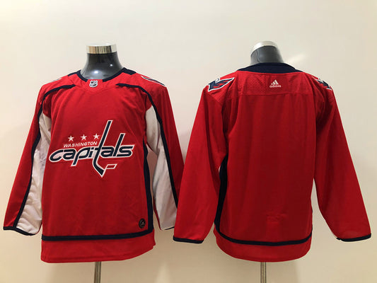 Men's Washington Capitals Red Breakaway Home Player Blank Jersey1