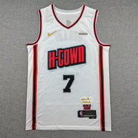 Kevin Durant #7 Houston Rockets White 2024-25 Swingman Player Jersey City Edition - JerseysFreak