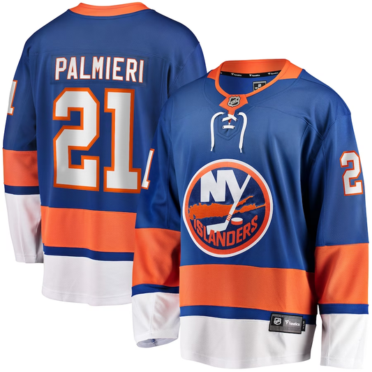 Men's New York Islanders Kyle Palmieri #21 Royal Player Game Jersey1