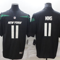 Men's New York Jets Denzel Mims #11 Black Game Jersey1