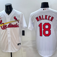 Men's St. Louis Cardinals Jordan Walker #18 White Home Replica Jersey