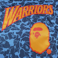 Men's Golden State Warriors x BAPE Navy 2009-10 Hardwood Classics Swingman Jersey1