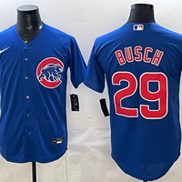 Men's Chicago Cubs Michael Busch #29 Royal Replica Player Jersey