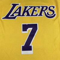 Men's Los Angeles Lakers Carmelo Anthony Gold 2021/22 Fast Break Replica Jersey1