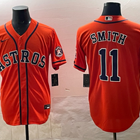Men's Houston Astros Cam Smith #11 Orange Alternate Replica Player Jersey
