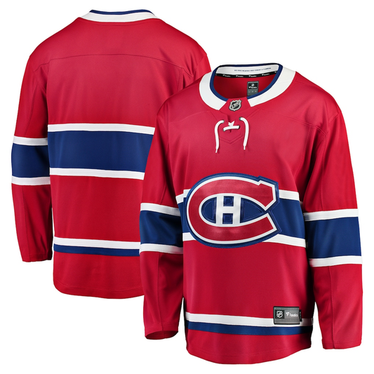 Men's Montreal Canadiens Fanatics Red Blank Jersey