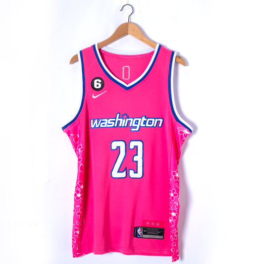 Men's Washington Wizards Michael Jordan #23 Pink 2022/23 Fastbreak Jersey1 - City Edition
