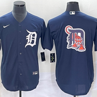 Men's Detroit Tigers Navy Alternate Replica Team Jersey1