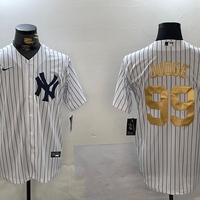 Men's New York Yankees Aaron Judge #99 White Player Game Jersey1