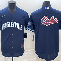 Men's Chicago Cubs1 Navy City Connect Replica Jersey