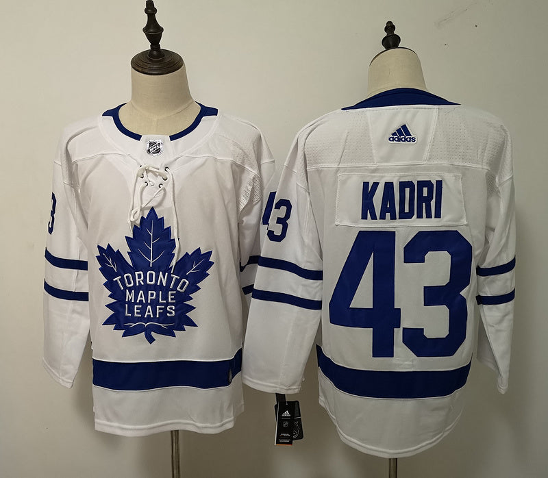 Men's Toronto Maple Leafs Nazem Kadri #43 White Player Game Jersey1