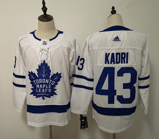 Men's Toronto Maple Leafs Nazem Kadri #43 White Player Game Jersey1