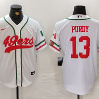 Men's San Francisco 49ers Brock Purdy #13 White Player Jersey1
