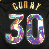 Men's Golden State Warriors Stephen Curry #30 NBA Black Swingman Jersey1