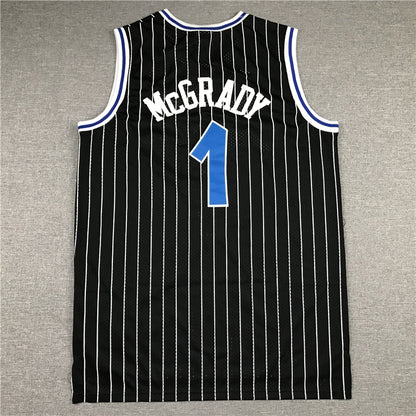 Men's Orlando Magic Tracy McGrady 2003-04 Black Hardwood Classics Swingman Jersey1