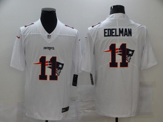 Men's New England Patriots Julian Edelman #11 White Game Jersey1