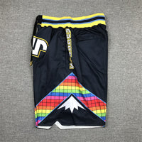 Men's Denver Nuggets Navy City Edition Basketball Shorts1