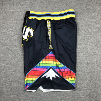 Men's Denver Nuggets Navy City Edition Basketball Shorts1