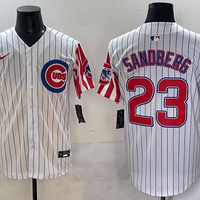 Men's Chicago Cubs Ryne Sandberg #23 White Limited Player Jersey