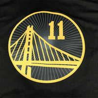 Men's Golden State Warriors Klay Thompson #11 City Edition Black Classic Jersey1