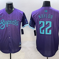 Men's Arizona Diamondbacks Josh Naylor #22 Purple 2025 City Connect Limited Player Jersey