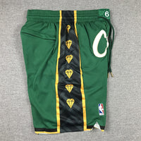 Men's Boston Celtics Green 2022/23 Basketball Shorts1 - City Edition