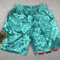 Men's Memphis Grizzlies Tiger Year Limited Edition Green Basketball Shorts1