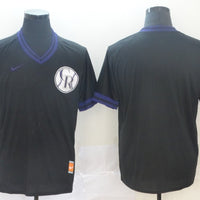 Men's Colorado Rockies Black Alternate Replica Blank Jersey1