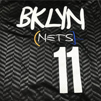 Men's Brooklyn Nets Kyrie Irving Black 2020/21 Swingman Jersey1 - City Edition