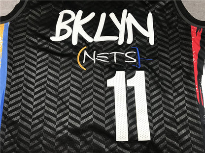 Men's Brooklyn Nets Kyrie Irving Black 2020/21 Swingman Jersey1 - City Edition