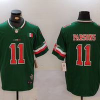 Men's Dallas Cowboys Micah Parsons #11 Green Vapor F.U.S.E. Limited Jersey1