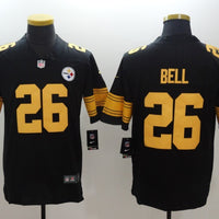 Men's Pittsburgh Steelers LeVeon Bell #26 Black Alternate Legend Jersey1