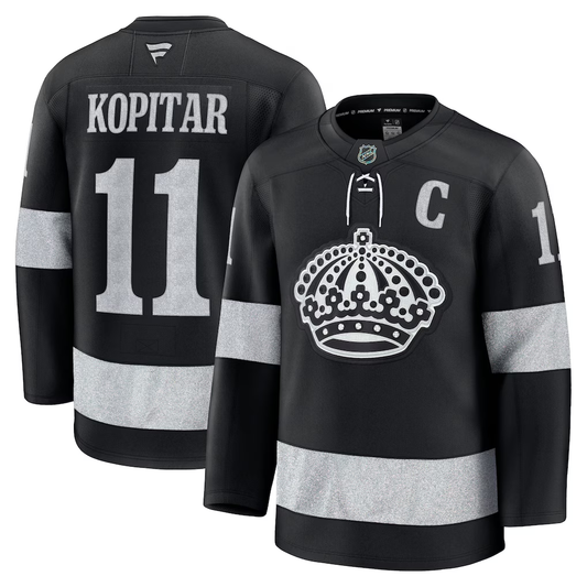 Men's Los Angeles Kings Anze Kopitar #11 Fanatics Black Alternate Premium Jersey