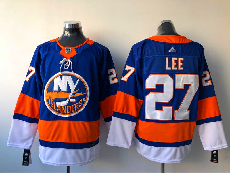 Men's New York Islanders Anders Lee #27 Royal Player Jersey1