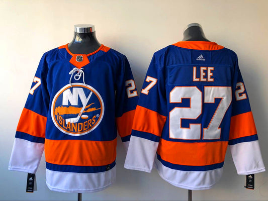Men's New York Islanders Anders Lee #27 Royal Player Jersey1